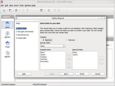 LibreOffice base