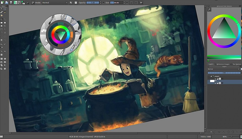 オープンソースのペイントソフト Krita 2 9 最新版がリリース Mac Os Xも初対応